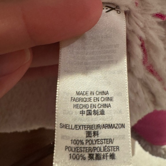 Juicy Couture Pink and White Cropped Jacket with Cozy Collar - Picture 6 of 6